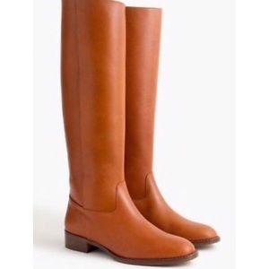 J.CREW LEATHER KNEE HIGH BOOTS SIZE 8 NEW IN BOX!